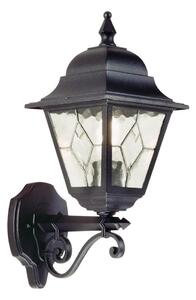 Elstead NR1-BLK - Venkovní nástěnné svítidlo NORFOLK 1xE27/100W/230V IP43