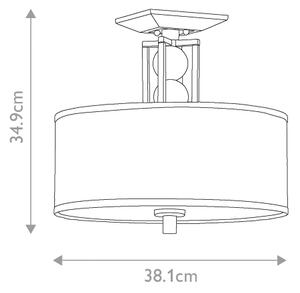 Elstead KL-CELESTIAL-SF - Přisazený lustr CELESTIAL 3xE27/100W/230V