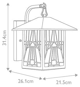Elstead QZ-INGLENOOK2-M-Venkovní nástěnné svítidlo INGLENOOK 1xE27/60W/230V IP44
