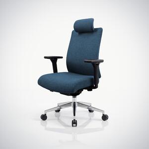 Ergonomická kancelářská židle tmavě modrá VECTOR