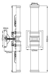 Elstead FE-PAYNE2-BATH -LED Koupelnové nástěnné svítidlo PAYNE 2xG9/3W/230V IP44