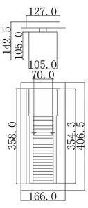 Kichler KL-SOREL2-M-LED-LED Venkovní svítidlo SOREL 1xGU10/7W/230V IP44 hnědá