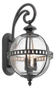 Kichler KL-HALLERON-2M - Venkovní nástěnné svítidlo HALLERON 3xE14/60W/230V IP44
