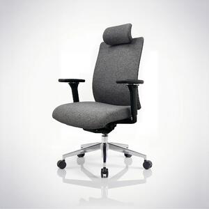 Ergonomická kancelářská židle tmavě šedá VECTOR