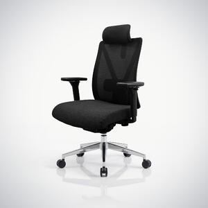Ergonomická kancelářská židle černá se síťovinou VECTOR
