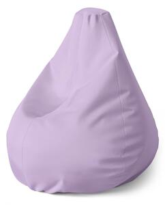 Sablio Sedací vak Pear Světle fialová - 70 x 95 x 15 cm