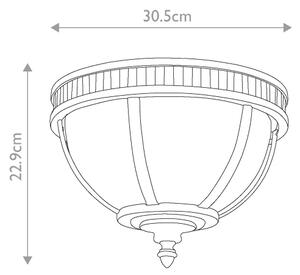 Kichler KL-HALLERON-F - Venkovní svítidlo HALLERON 3xE14/40W/230V IP44 antracit