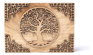 Truhlička - dřevěná vyřezávaná - Strom života