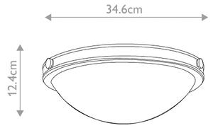 Hinkley HK-COLLIER-F-S - Stropní svítidlo COLLIER 2xE27/40W/230V