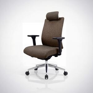 Ergonomická kancelářská židle hnědá VECTOR