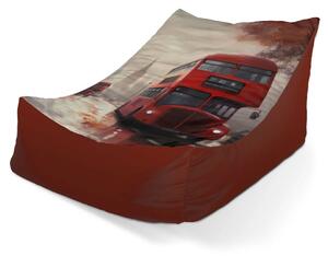 Sablio Sedací vak Lounge Londýn Double-decker 1 - 80 x 95 x 50 cm