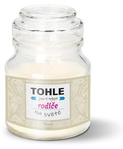 Sablio Svíčka Tohle jsou ti nejlepší rodiče na světě - 120 g