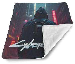 Sablio Deka pro miminko Cyberpunk 2077 Pohled do města - 80x100 cm