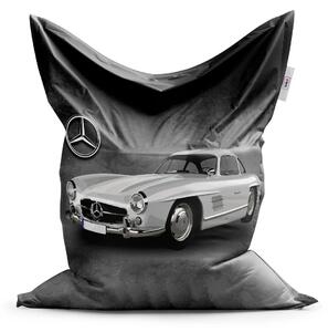 Sablio Sedací vak Mercedes-Benz 300 SL Šedé pozadí - 150x100 cm