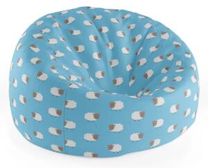 Sablio Sedací vak Cocoon Ovečky - 75 x 45 x 35 cm