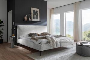 ČALOUNĚNÁ POSTEL, 180/200 cm, světle šedá MID.YOU, Online Only