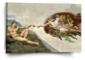 Sablio Obraz Stvoření Adama - Michelangelo Buonarroti - 60x40 cm