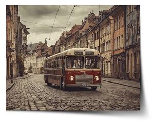 Sablio Plakát Historický autobus - 60x40 cm