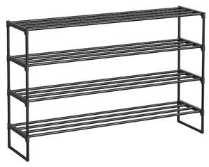 SONGMICS Botník Clarna 117 cm černý