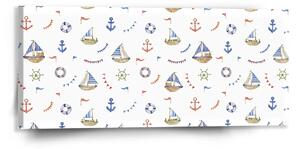 Sablio Obraz Na vlnách oceánu - 110x50 cm