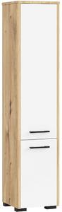 Ak furniture Koupelnová skříňka FIN I 30 cm dub artisan/bílá