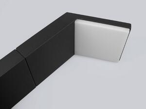 Zahradní LED svítidlo Yogi 9,5W černé IP54, teplá bílá