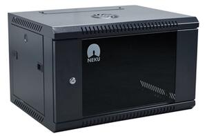RACK skříň závěsná NEKU 19" 6U 450mm, černá