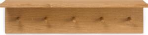 Ferm Living 1104265691 Věšák na liště s policí Place M přírodní dub