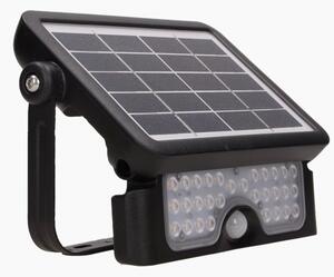 Solární reflektor ORNO AD-SL-6108BLR4, 500lm, IP65, 4000K, 2x1500mAh, černá