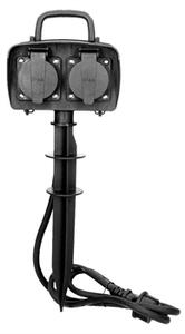 Zahradní zásuvka ORNO OR-AE-13138, 2x2P + Z, 2300W, IP44