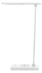 ORNO WIRLE LED 7W stolní lampa s indukční nabíječkou a USB, bílá