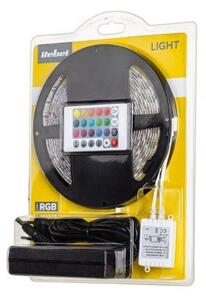REBEL led pásek RGB, 5m/300diod, 48W, 12V zdroj, IP65, komplet