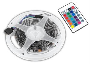 LED pásek za TV RGB 5050, 5V, 2m, USB, ovladač