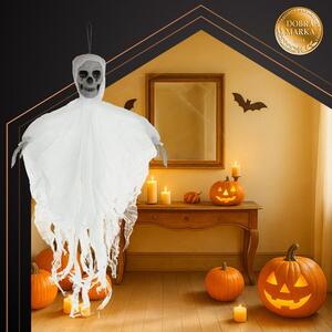 Dekorace Halloween visící kostra Ruhhy 26124, bílá