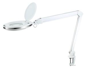 Stolní lampa s lupou do dílny REBEL NAR0465-2, 5D, 10W, 6500K