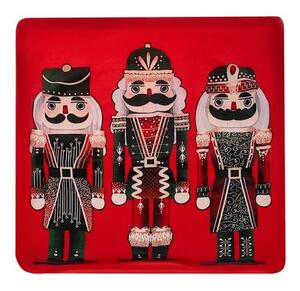 Vánoční dekorativní povlak na polštář 40x40cm Ruhhy 24728, červený