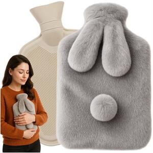 Láhev zahřívací termofor s fleecovým obalem 1,8 l Ruhhy 26383