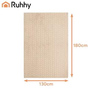 Elektrický vyhřívaná deka s regulací teploty 180x130 cm Ruhhy 26224, béžová