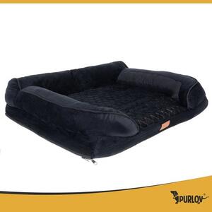 Ortopedický pelíšek lůžko pro psy M Purlov 26915, 80x65cm, černá