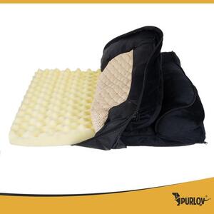 Ortopedický pelíšek lůžko pro psy M Purlov 26915, 80x65cm, černá