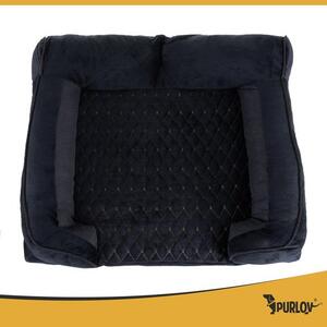 Ortopedický pelíšek lůžko pro psy M Purlov 26915, 80x65cm, černá