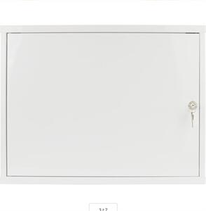 Kovový rozváděč montážní skříň 520*400*140 mm TPR-5S, záda plech, lesklá bílá