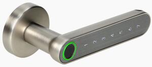 Chytrá klika s dotykovou klávesnicí a čtečkou otisků prstů ORNO OR-ZS-853/N , Bluetooth 4.0, nikl
