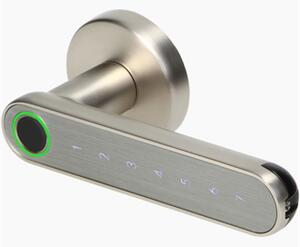 Chytrá klika s dotykovou klávesnicí a čtečkou otisků prstů ORNO OR-ZS-853/N , Bluetooth 4.0, nikl