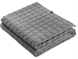 Zátěžová přikrývka antistresová 6,8 kg Rebel RBA-6014-6.8, 150 x 200 cm, šedá