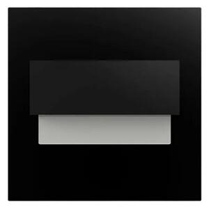Zapuštěné schodišťové orientační svítidlo ORNO TRACO LED OR-OS-6165L6/B 12VDC, 1,5W, 30lm, 6000K, černá