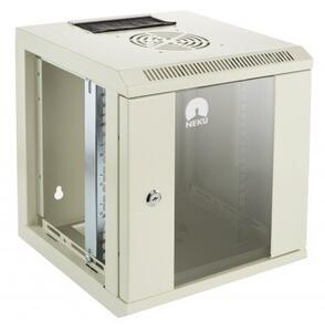 RACK skříň závěsná NEKU TS 10" 6U 300mm, sv. šedá