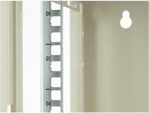 RACK skříň závěsná NEKU TS 10" 6U 300mm, sv. šedá