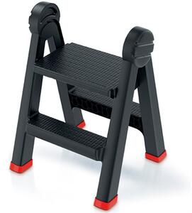Skládací schůdky TITAN LADDER KLD4565, černá 470 x 435 x 630 mm, max. 150kg