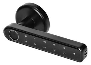 Chytrá klika s dotykovou klávesnicí a čtečkou otisků prstů ORNO VIRONE CDL-1/B , Bluetooth 4.0, černá